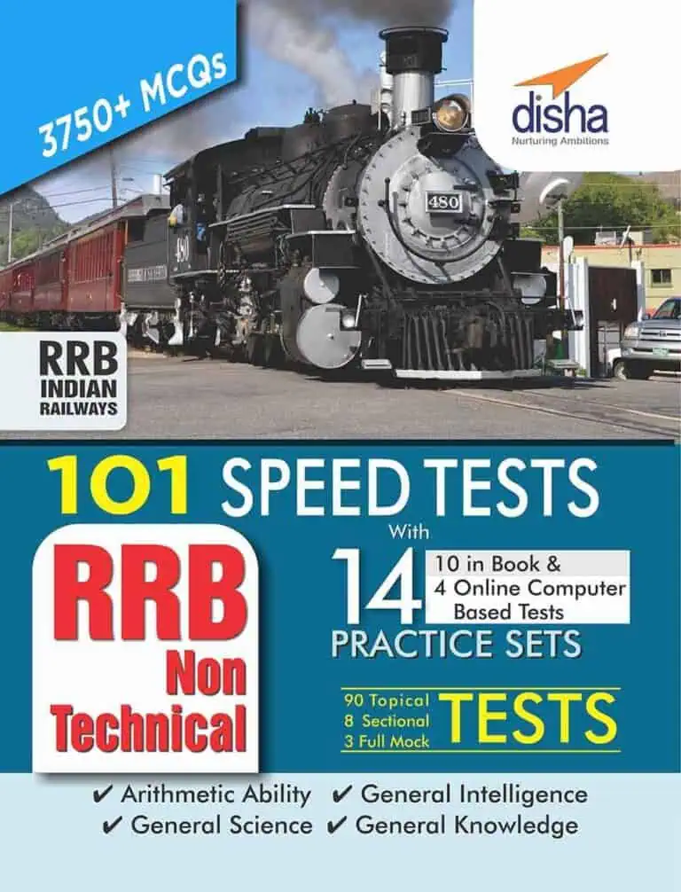 Disha’s RRB NTPC 101 Speed Tests with 14 Practice Sets PDF