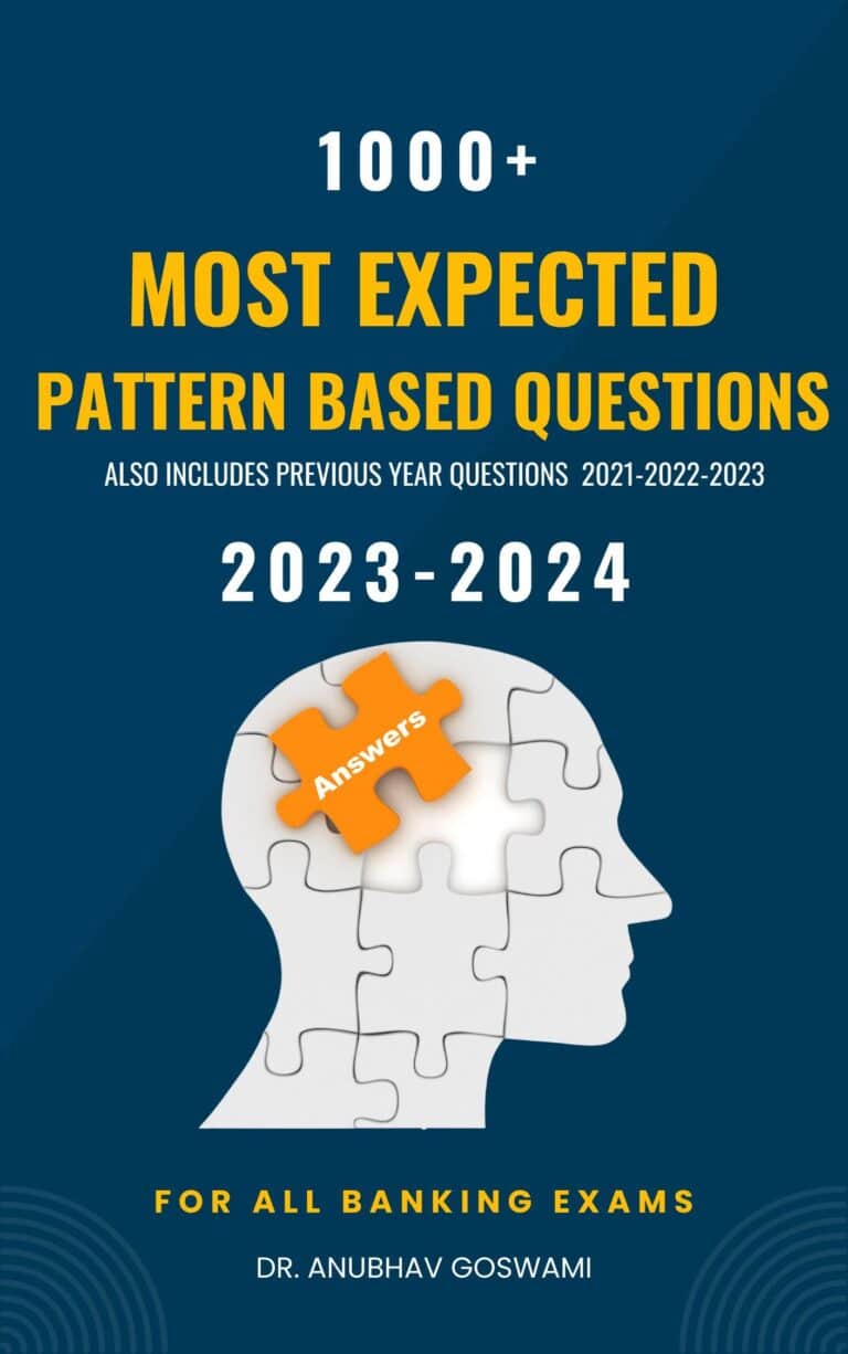 1000+ Most Expected Pattern Based Questions by Anubhav Goswami PDF