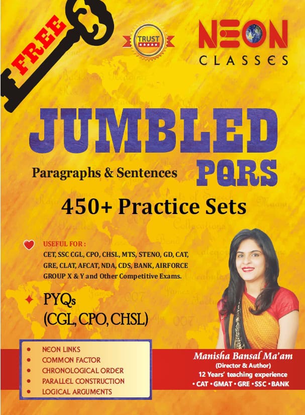 Jumbled PQRS 450+Practice Sets (PYQ) – Neon Classes PDF