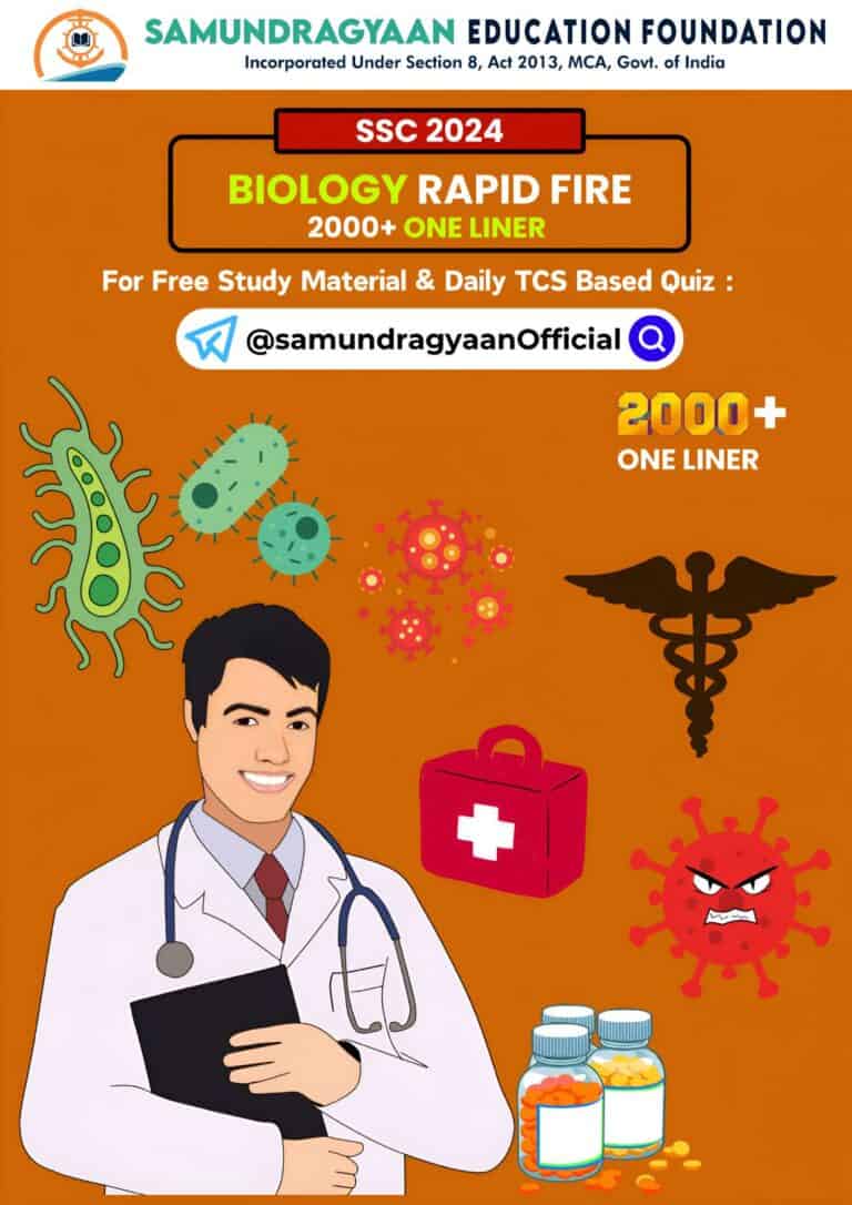 Biology Rapid Fire 2000+ One Liner - Samundragyaan