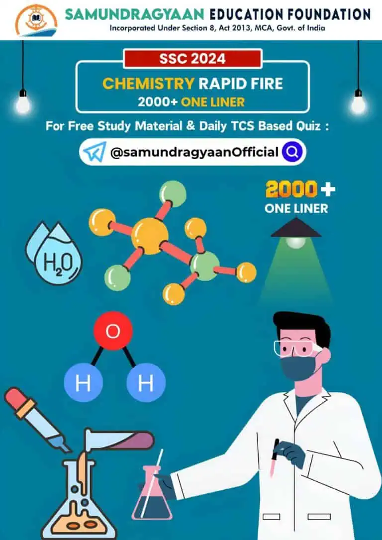 Chemistry Rapid Fire 2000+ One Liner - Samundragyaan