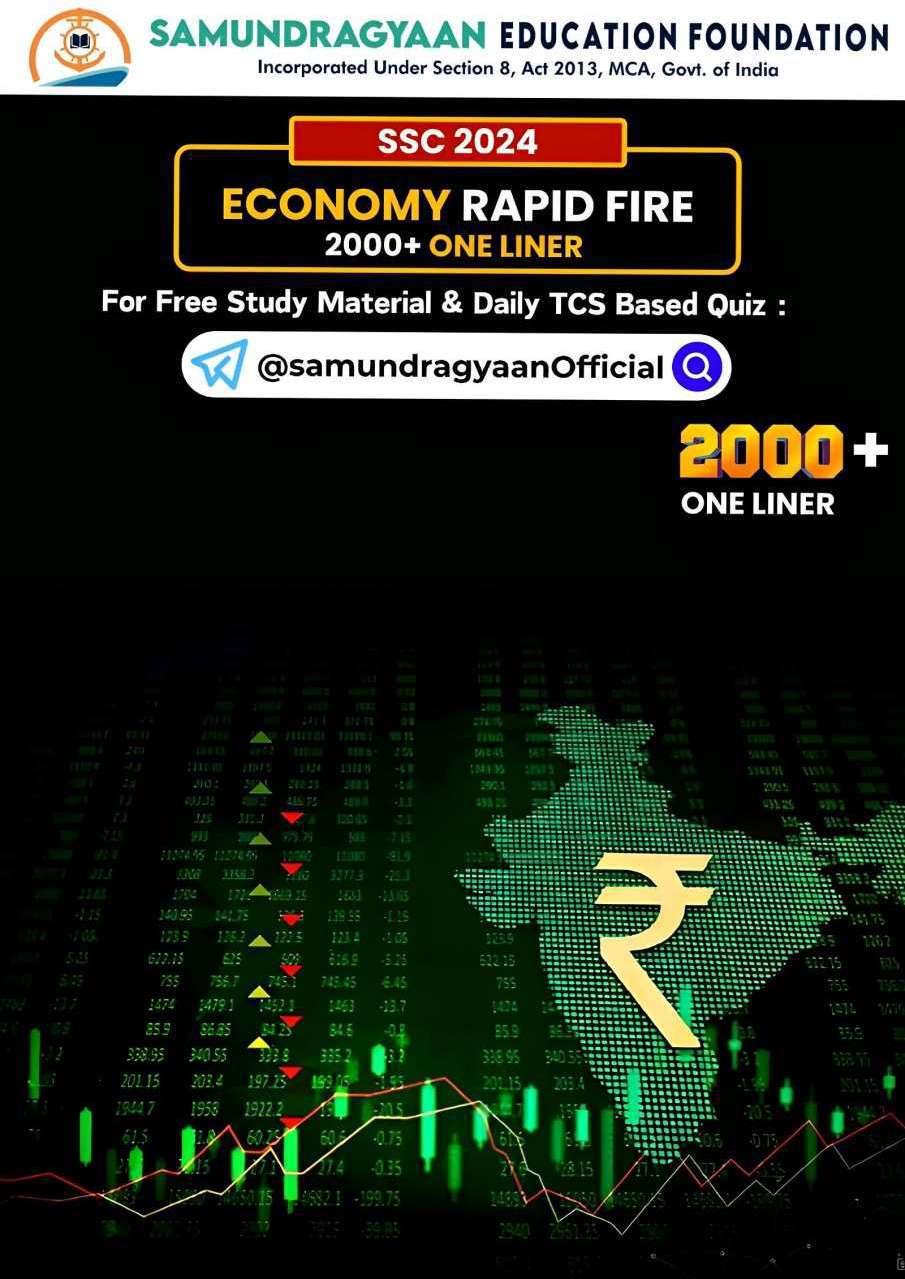 Economy Rapid Fire 2000+ One Liner - Samundragyaan