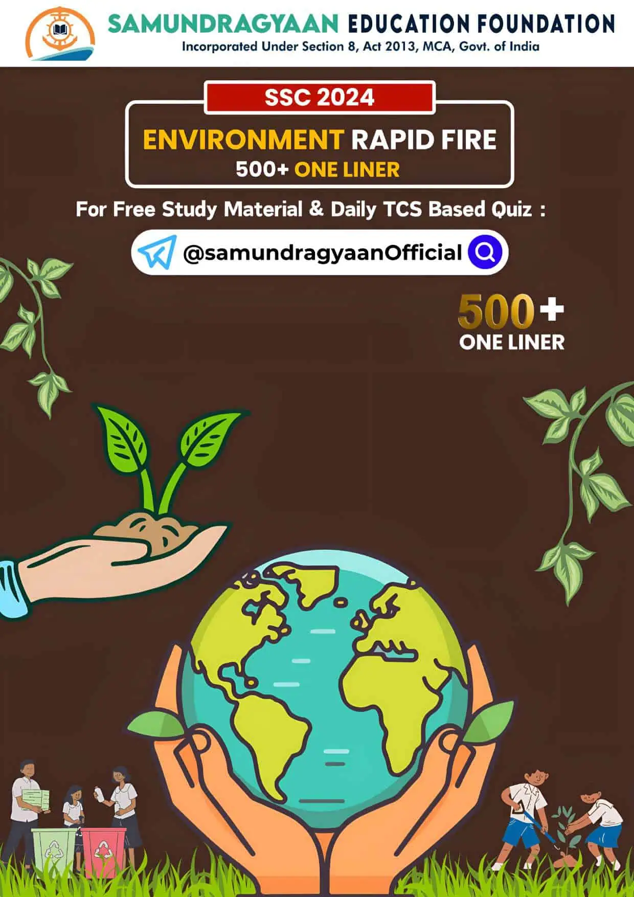 Environment & Ecology Rapid Fire 500+ One Liner - Samundragyaan