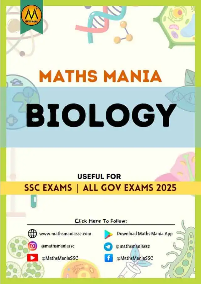 Maths Mania Biology Paid Notes [English & Hindi Medium]