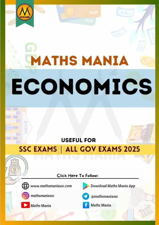 Maths Mania Economics Paid Notes [English & Hindi Medium]