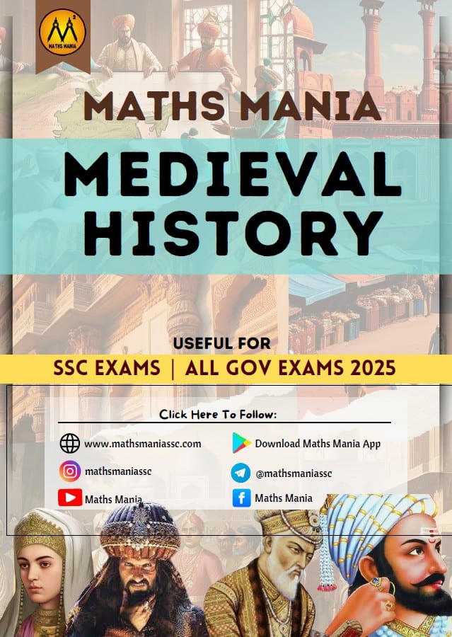 Maths Mania Medieval History Paid Notes [English & Hindi Medium]