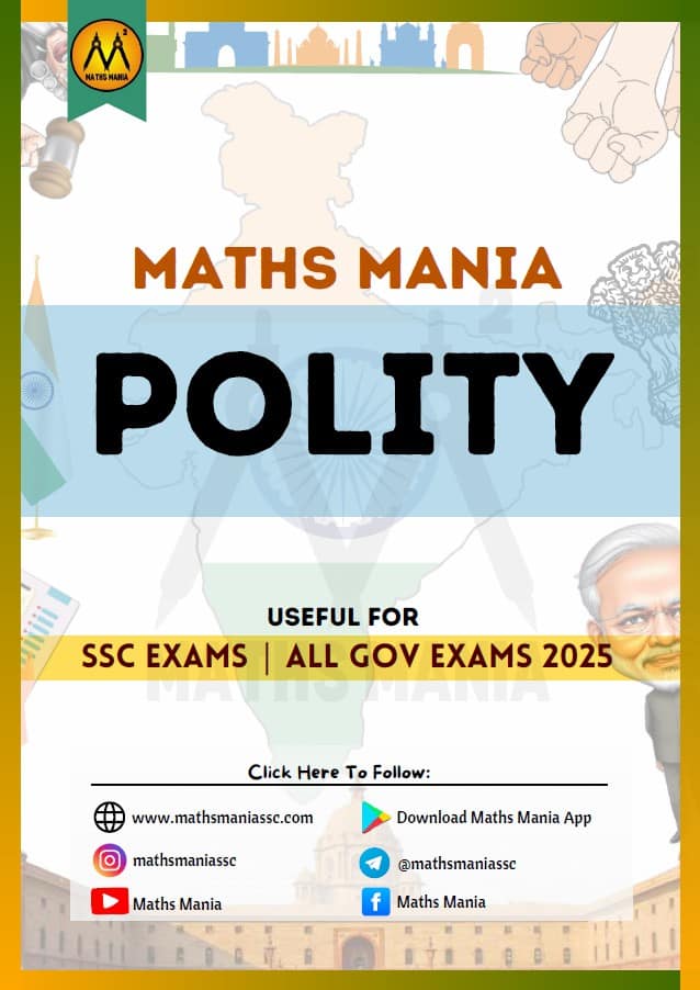 Maths Mania Polity Paid Notes [English & Hindi Medium]