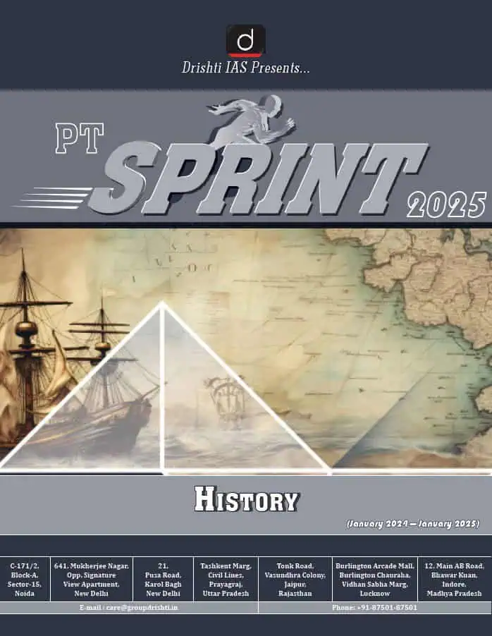 History - PT Sprint 2025 by Drishti IAS
