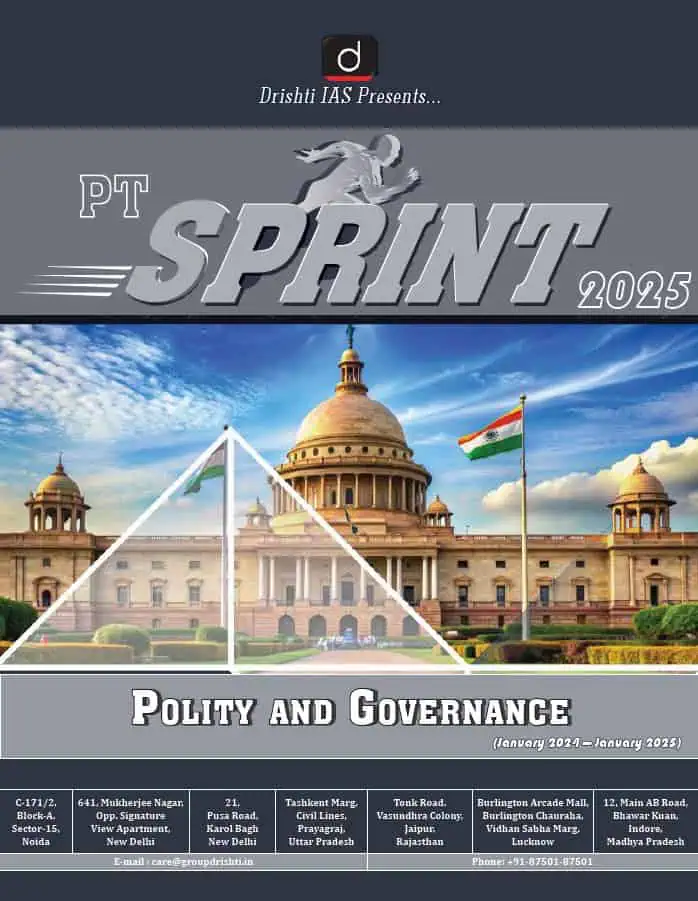 Polity and Governance - PT Sprint 2025 by Drishti IAS