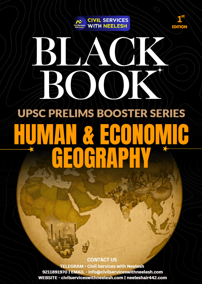 Human & Economic Geography Black Book by CSN [1st Edition - 2026]