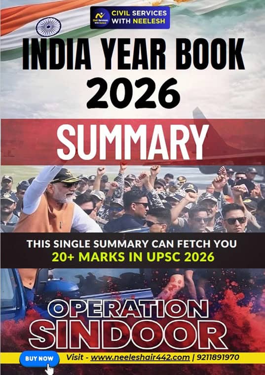 India Year Book 2026 Summary (CSN) by Neelesh Sir